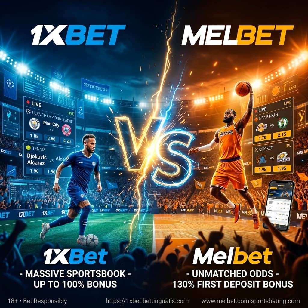 1XBET أم Melbet في مصر 2026؟ مقارنة شاملة بالأرقام