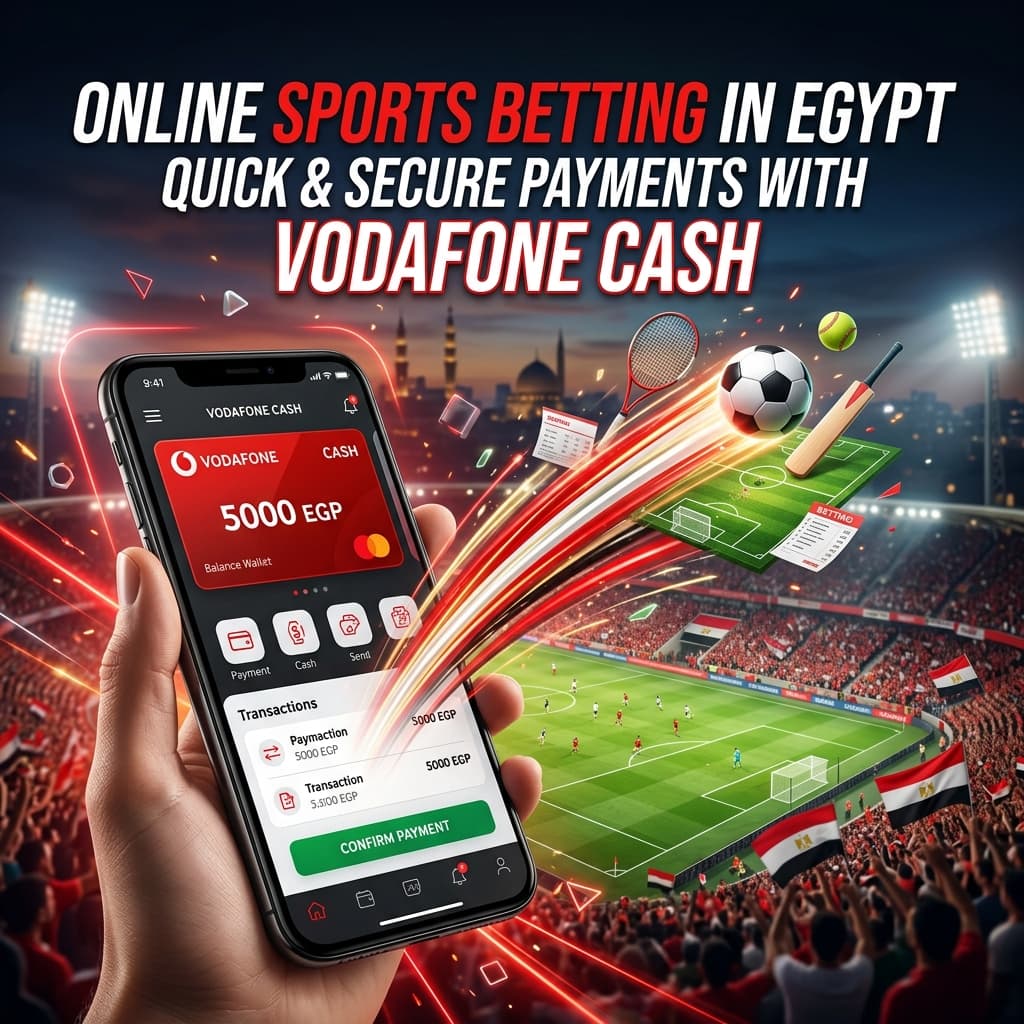 Vodafone Cash والمراهنات 2026: كيف تودع وتسحب بأمان في مصر